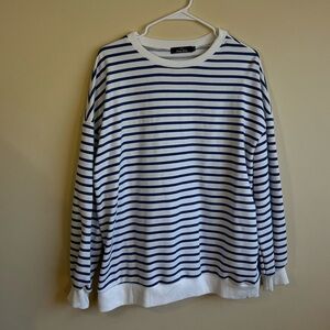 Striped Blue and White Sweater